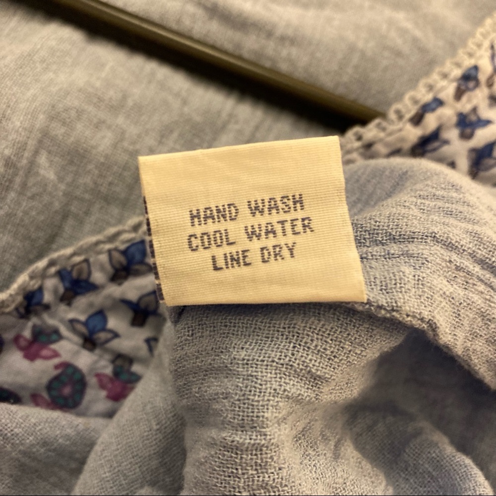 Patchwork Peasant Style Cotton Top With Detailed … - image 7